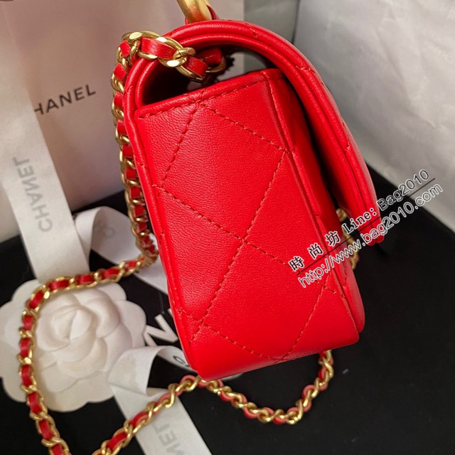 Chanel專櫃新款鏈條斜挎女包 AP3484 香奈兒23B金屬手環翻蓋手機包 djc6167
